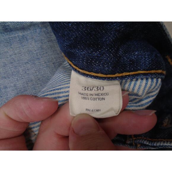 Polo Ralph Lauren Men’s Sullivan Slim Redline Button Fly Denim Jeans 36/30 J001 - Picture 7 of 16